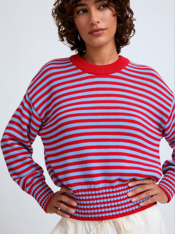 Rayures Rouge/Bleu