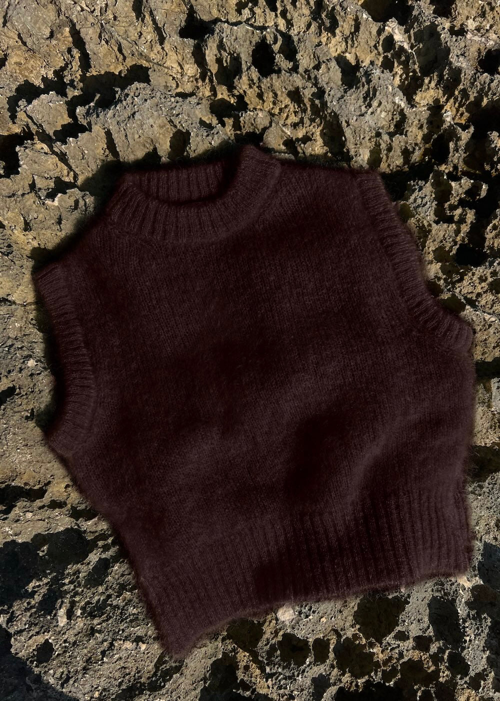 Pull en Mohair Rosa sans manche – Surprise-paris