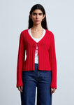 Rebecca mesure 1m78 et porte une taille 3
