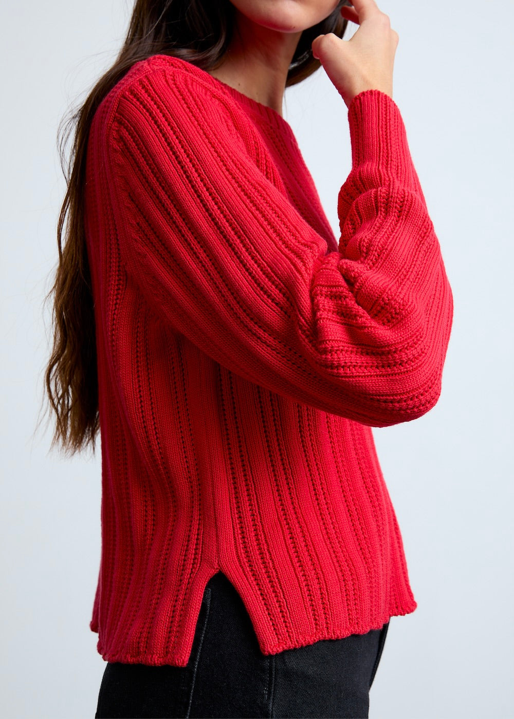 Rebecca mesure 1m78 et porte une taille 3