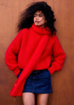 Claudia mesure 1m77 et porte une taille 3