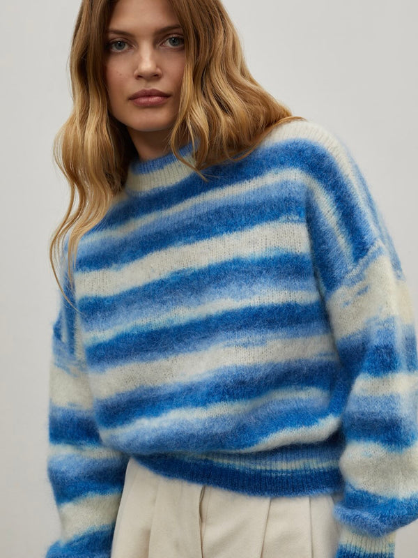Rayures bleues