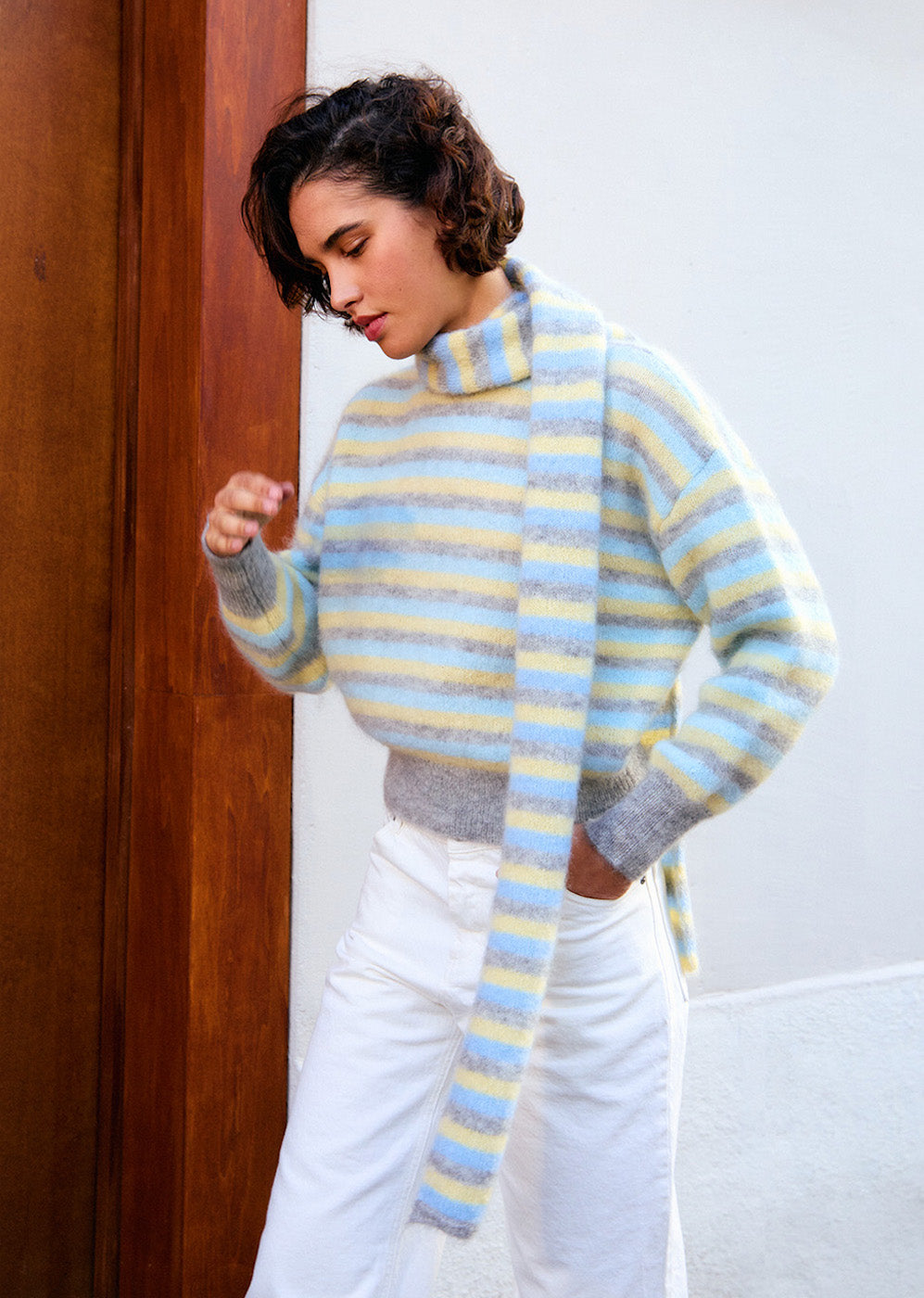 Écharpe Mohair Iris