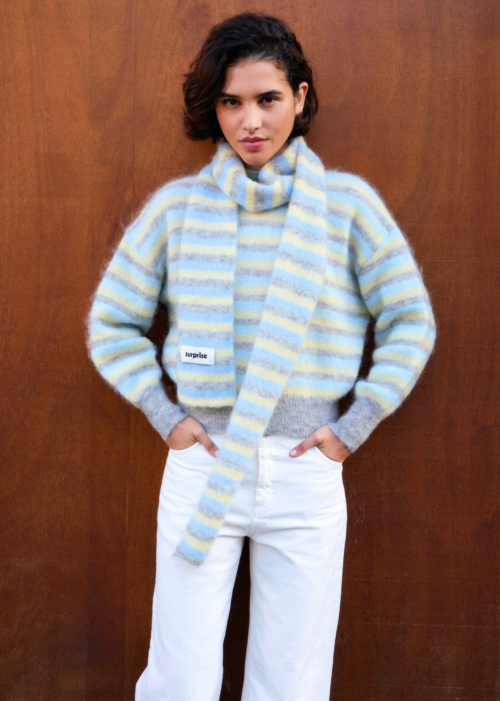 Écharpe Mohair Iris