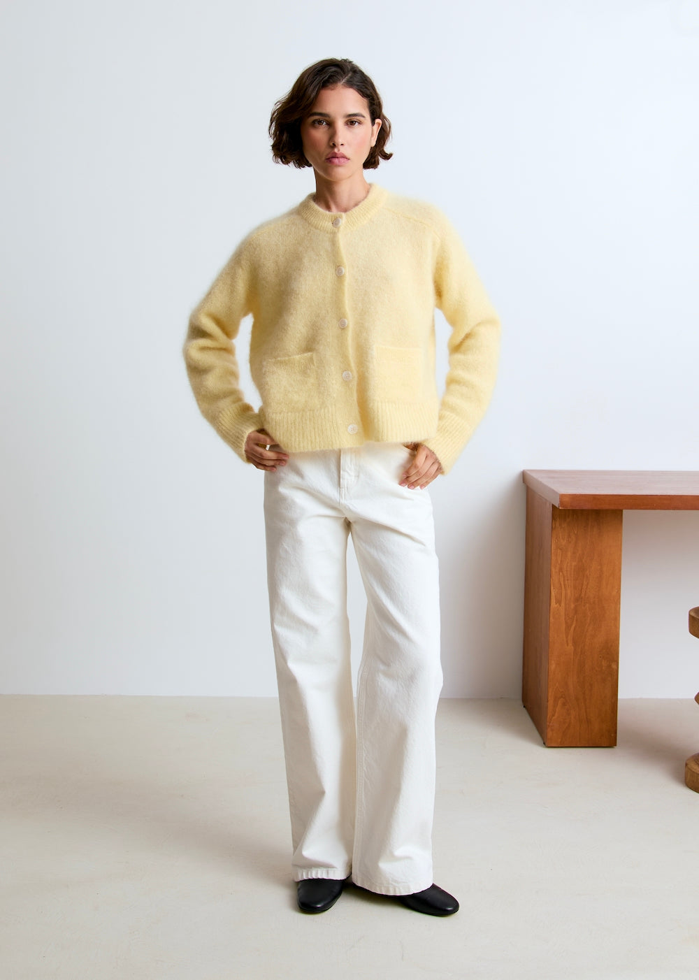 Lala mesure 1m74 et porte une taille S.