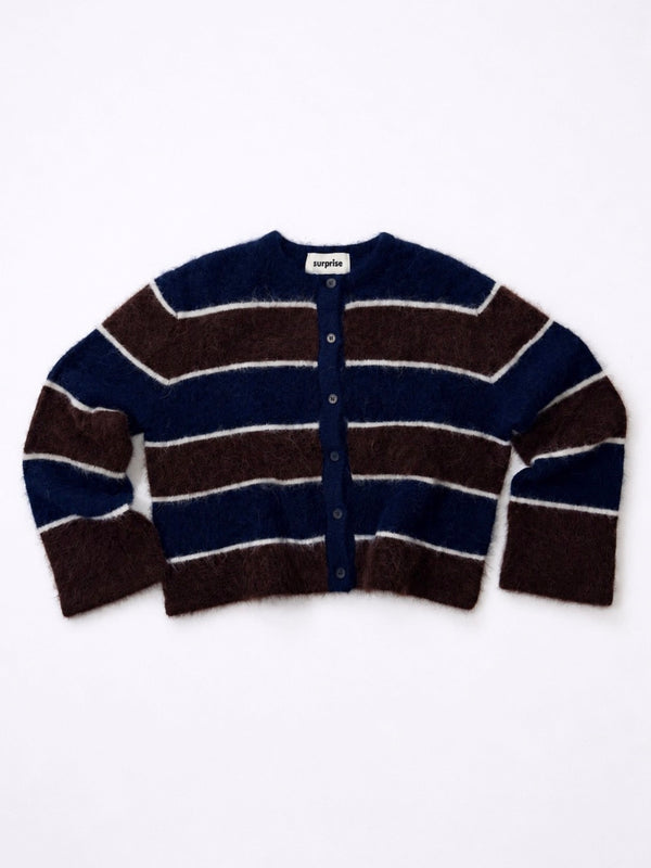 Rayures Chocolat/Navy