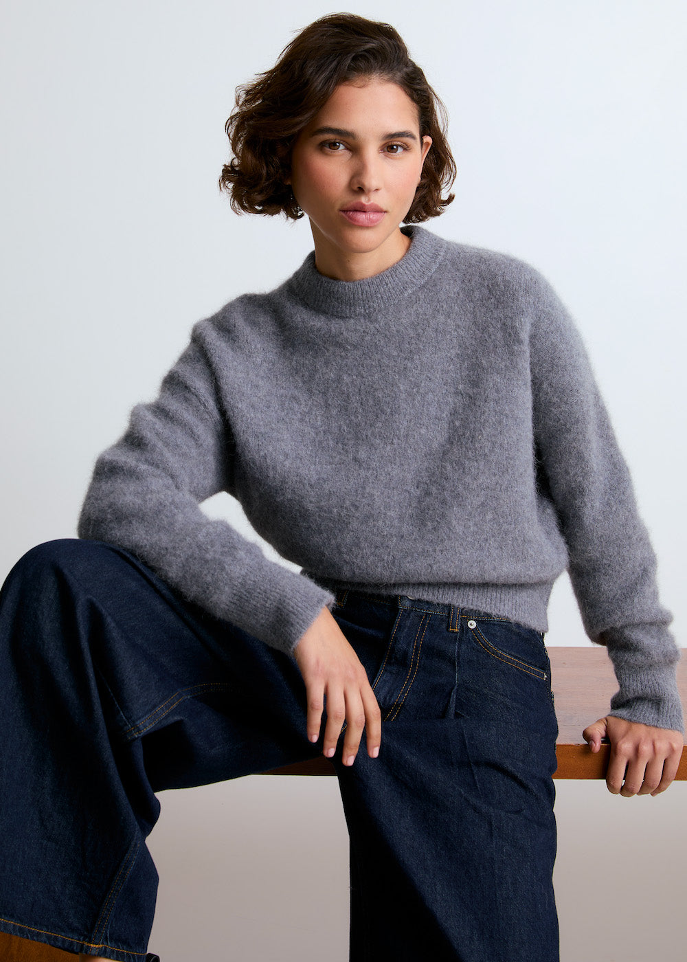 Lala mesure 1m74 et porte une taille S.