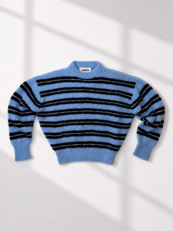 Rayures Bleu ciel/Navy