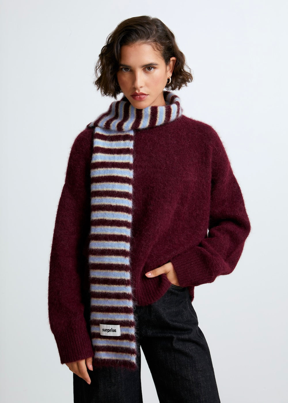 Écharpe Mohair Iris
