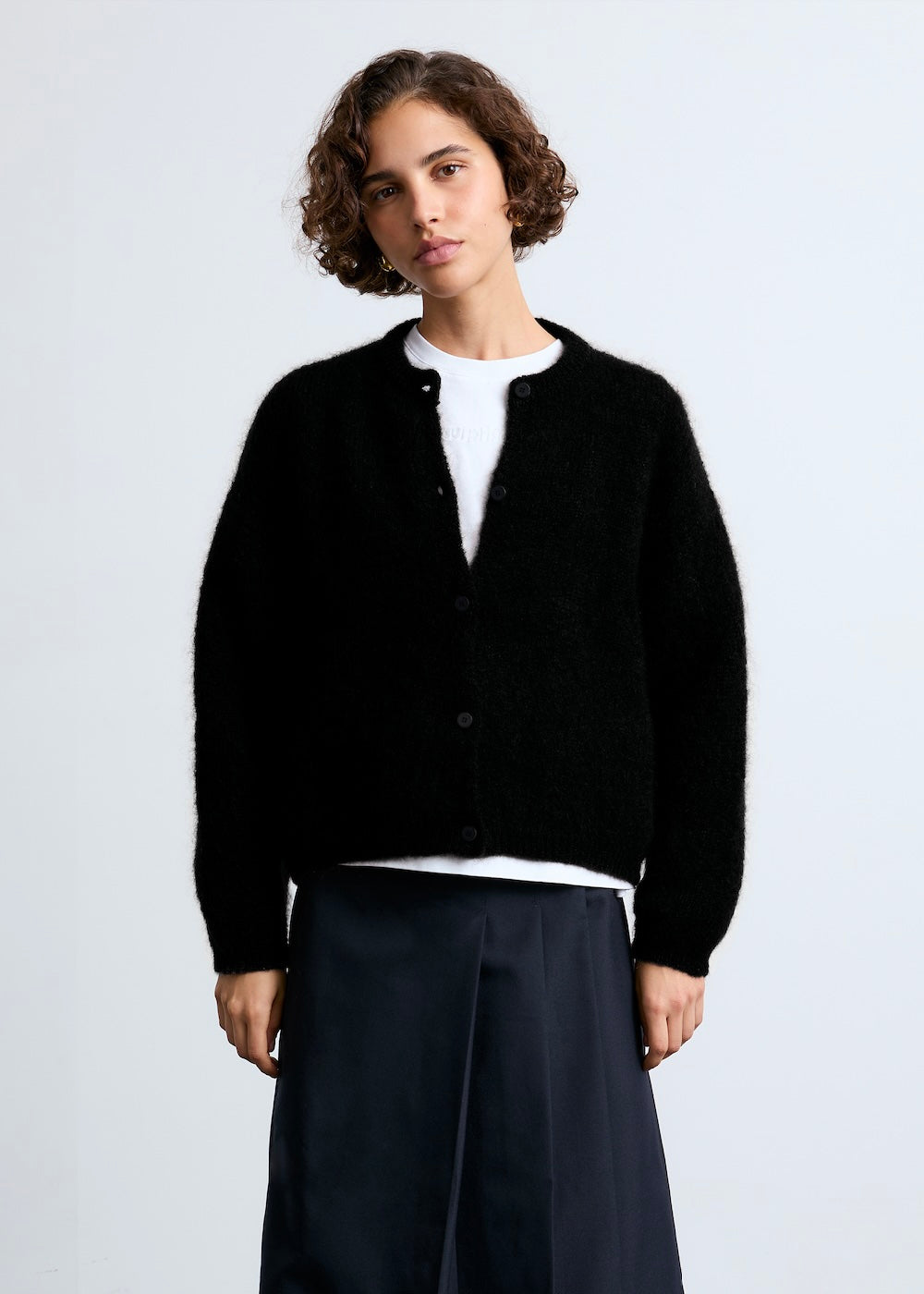 Olivia cardigan in natural Mohair wool – Surprise-paris