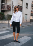 Leya mesure 1m73 et porte une taille S