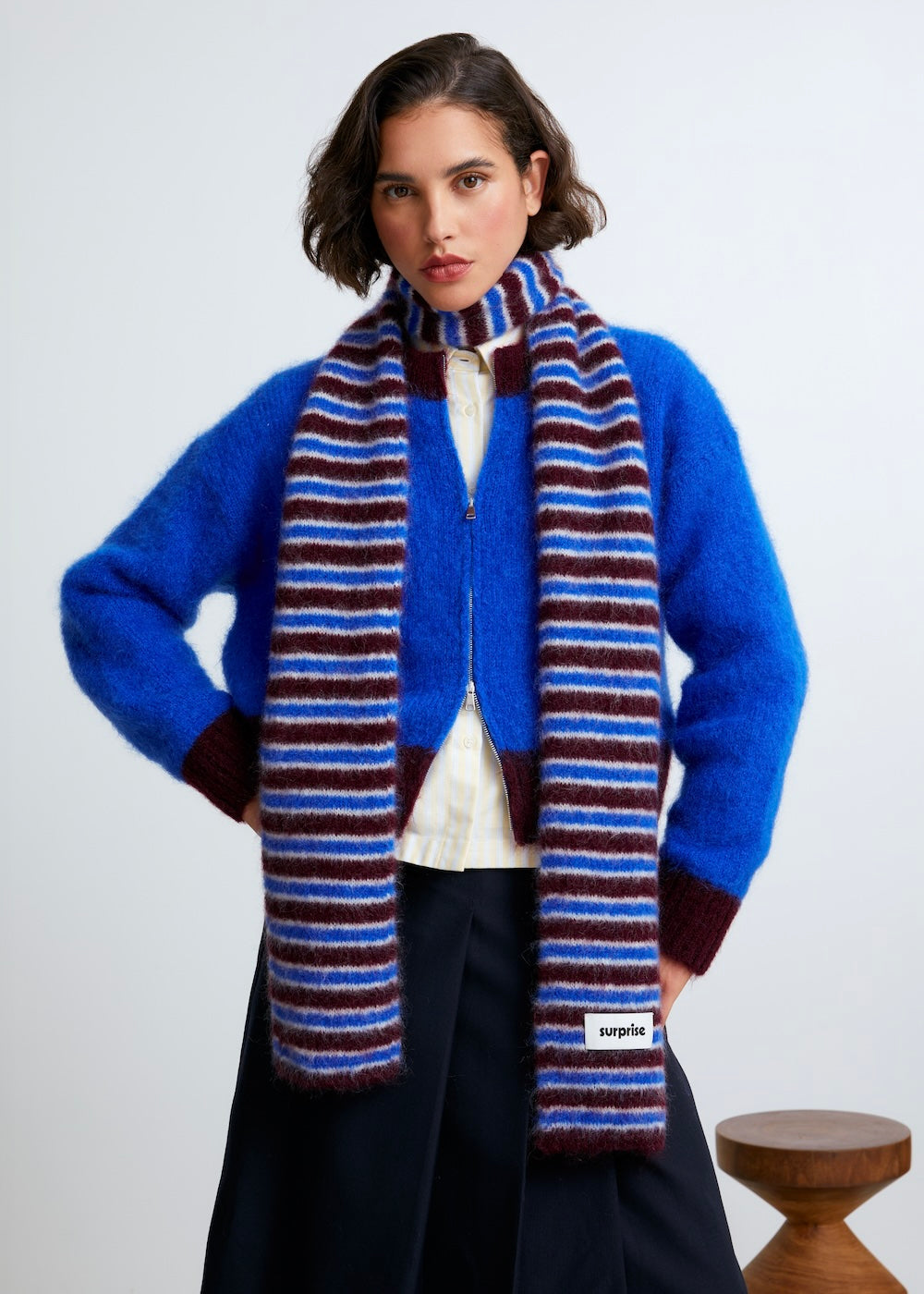 Écharpe Mohair Iris