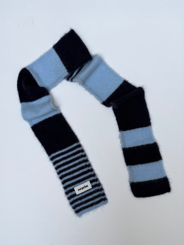 Rayures Navy/Bleu ciel