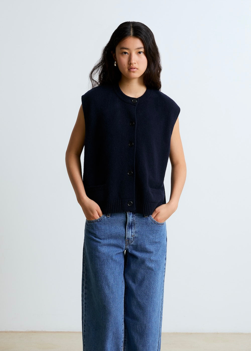 Cardigan sans manches Margaux