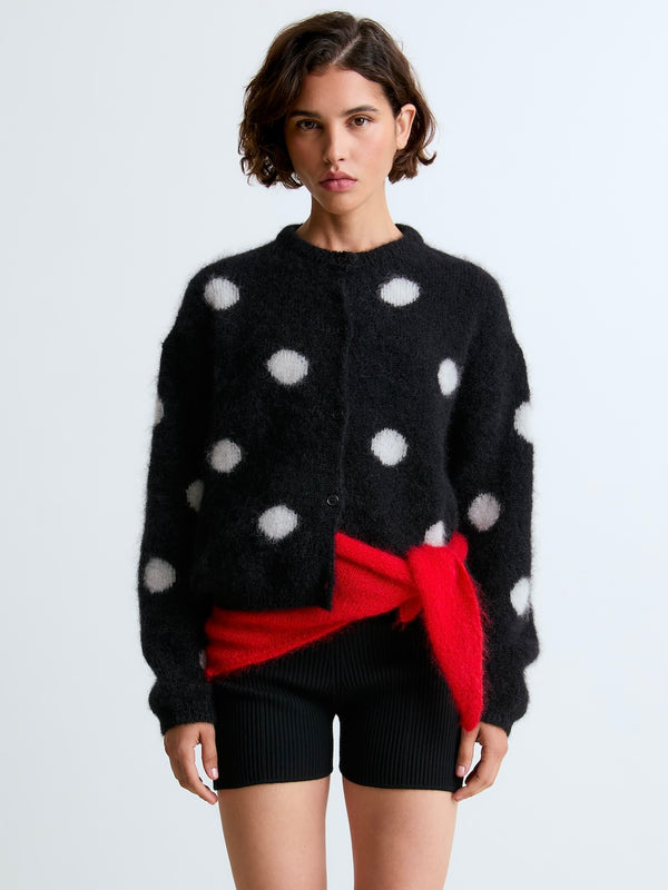 Cardigan Olivia à pois — Surprise Paris