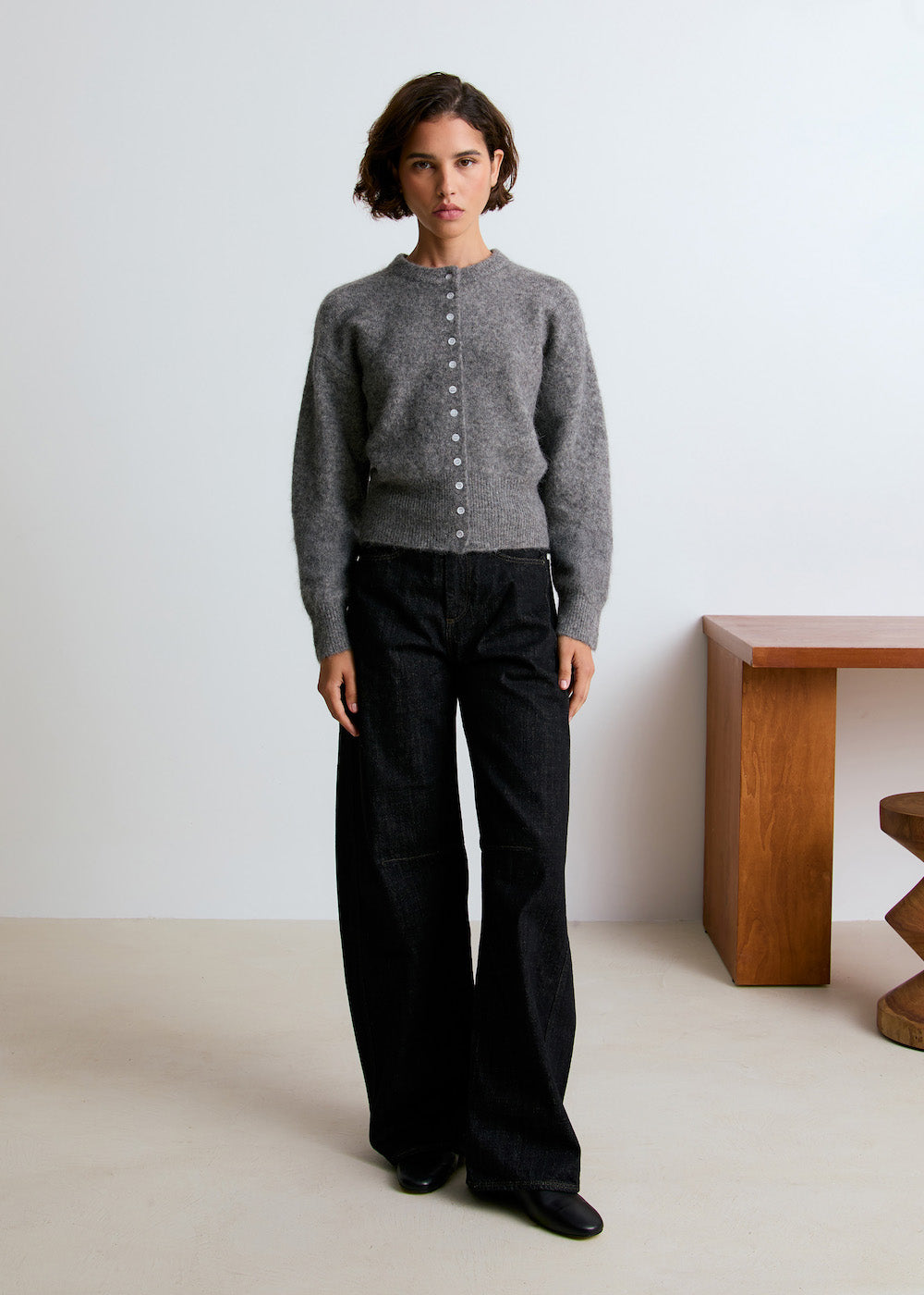 Lala mesure 1m74 et porte une taille S.