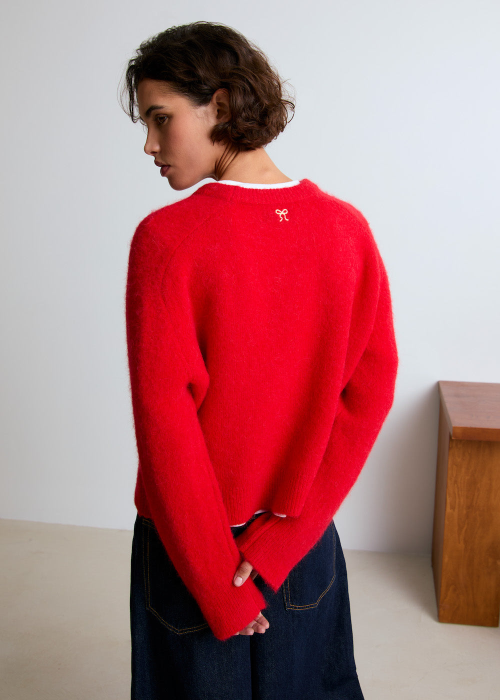 Lala mesure 1m74 et porte une taille S.