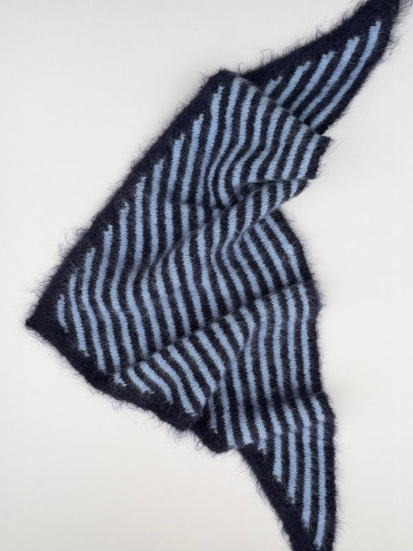 Rayures Navy/Bleu ciel