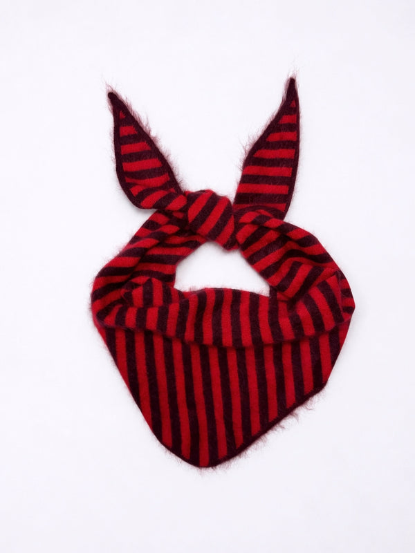 Rayures Aubergine/Rouge