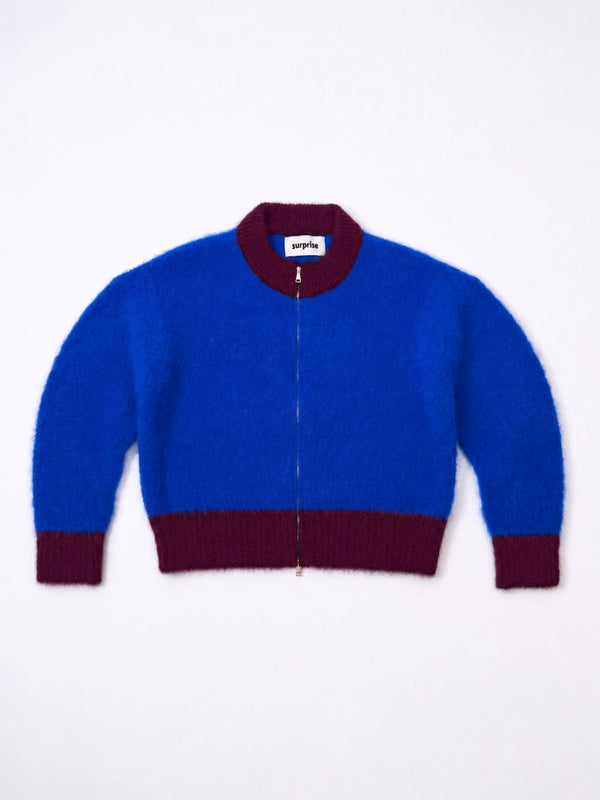 Bleu électrique/Aubergine