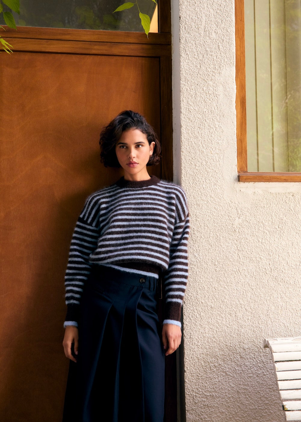 Lala mesure 1m74 et porte une taille XS.