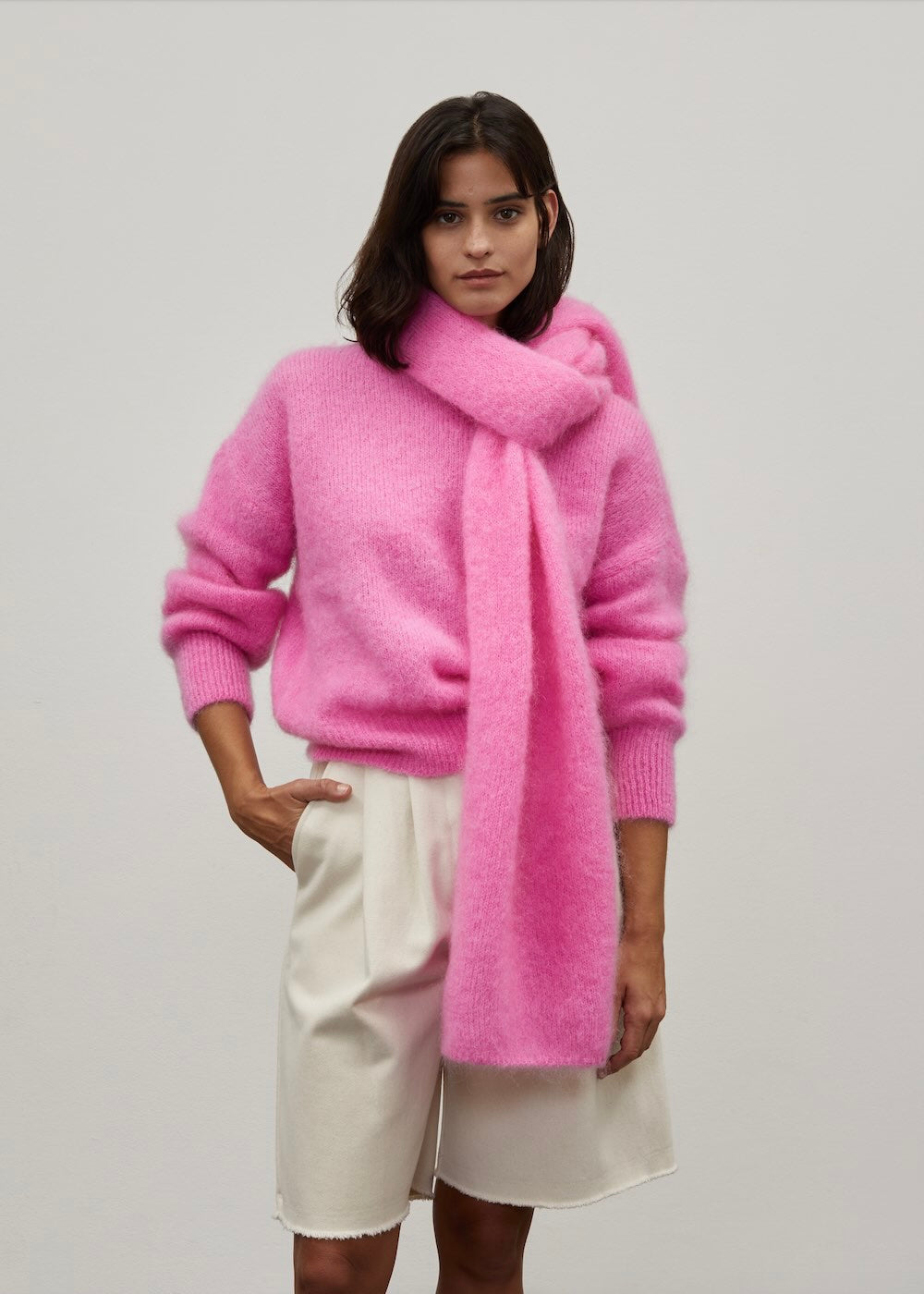 小物 SLOBE IENAsurprise MOHAIR SCARF 追加》surprise/サプライズ ストール MOHAIR SCARF DONNA（ストール